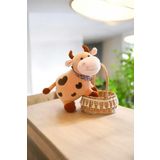 Mellito Toyzz 30 Cm Kalpli Sevimli Peluş oyuncak İnek