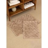 Mellow 2’li Takım Banyo Paspası %100 Pamuk 40X60 + 60X90 Bej