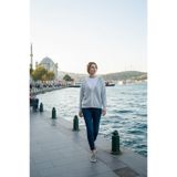 MELLY MORE BEYAZ BANTLI BEJ HIRKA (M-L)