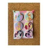 mellysaplush My little pony - rozet seti 6lı
