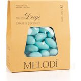 Melodi Çikolata Mavi Renkli Badem Şekeri Doğal Vanilya Aromalı 250 gr Baby Shower Temalı