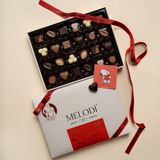 Melodi Çikolata Melodi Peanuts Collection Love At First Bite Pralin 230G Özel Aromalı Hediye Çikolata