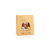 Melodi Çikolata Piramit Badem 250g-Beyaz-Bronz-Altın Renkli Bademler