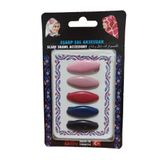 Melodi Scarf 5 Adet Çengelli Damla Eşarp Şal Türban Iğnesi Çok Renkli