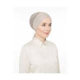 Melodi Scarf Fileli Dikişsiz Çapraz Climafit Bone Taş Rengi