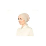 Melodi Scarf Fileli Dikişsiz Climafit Bone Taş Rengi