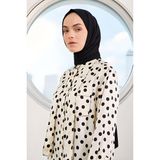 Melodi Scarf Kadın Tesettür Medine Ipeği Şal Siyah