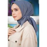 Melodi Scarf Kadın Tesettür Mio Caz Eşarp Hijab Gri Gri