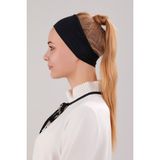 Melodi Scarf Sihirli Yapışkanlı Kaymayan Bandana Spor Bone Siyah - Standart