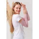 Melodi Scarf Tesettür Kolluk Pudra - Standart