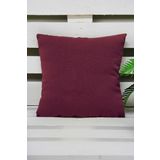 Melodie Keten Kırlent Bordo 50x50 cm