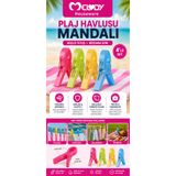 Melody Houseware 4 Adet Modern Çift Halka Telli Büyük Boy Şezlong Mandalı, Plaj Havlusu Mandalı, Halı Asma Mandalı , Battaniye, Mont ve Çamaşır Mandalı