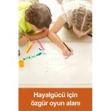 Melolisa Dinozorlar Temalı Dev Boyama Rulosu Bebek Ve Çocuk Için Eğitici 60x250 Cm Aktivite Kağıdı