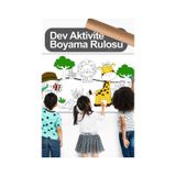 Melolisa Safari Temalı Bebek, Kreş Ve Çocuk Aktivite Ve Boyama Rulosu - Kids Coloring Roll