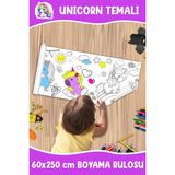 Melolisa Unicorn Dev Boy Boyama Kağıdı - Tek Boynuzlu At Boyama - Jumbo Painting Paper - Beyaz - 1 Adet