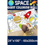 Melolisa Uzay ve Gezegenler Dev Boy Boyama Kağıdı - Space Kids Coloring Roll - Giant Painting Paper