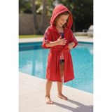 Melomel Beach Cover-Up Red Kız Çocuk Müslin Panço - 5 - 7 Yaş - Çok Renkli