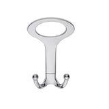 Melon Açik Portmanto Askısı, Metal Vestiyer Askısı, 41 Gr, Dolap ve Duvar Askılığı, Krom (Vidalı)