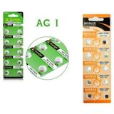 Melonika Buton Pil - Saat Lazer Hesap Makinesi Pili 10LU Paket Ag1 LR621/LR60 1.55V