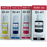 Melsan Canon Pixma G2470 Mürekkep Takım 4 Renk Set Muadil - Siyah - Mavi - Sarı - Kırmızı