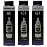 Melsan Epson Ecotank L210 Uyumlu Siyah Muadil Mürekkep 3X70 Ml (Toplam 210 Ml)