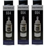 Melsan Epson Ecotank L220 Uyumlu Siyah Muadil Mürekkep 3X70 Ml (Toplam 210 Ml)