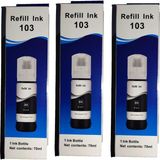 Melsan For Epson 101 Uyumlu Siyah Muadil Mürekkep 3X70 Ml (Toplam 210 Ml)