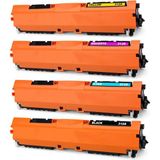 Melsan Hp ile Uyumlu 130A Toner Takım Yüksek Kapasite Muadil 4 Renk - Siyah - 0,35 - 1,10 kg