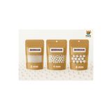 MELT PASTRY&KITCHEN Şeker&Sugar Pasta Süsleme Şekeri Boncuk Şeker Metalik İnci Beyazı(2mm,4mm,8mm) (40 gr.x3 pkt)
