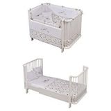 Meltem Bambino Büyüyen Beşik 80x130 Cm Karyola 80x180 Cm (beyaz-kuzu)