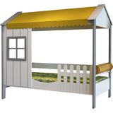 Meltem Kids Cozy Gri Çocuk Odası Montessori Karyola 100x200 cm - Gri - Beyaz - 100 x 200 cm