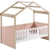 Meltem Kids Fiona Pembe Montessori Çocuk Odası Karyola 100 x 200 cm - Montessori Karyola