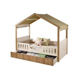 Meltem Kids Mia Çocuk Odası Montessori Karyola 100 x 200 CM Beyaz