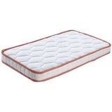 Meltem Kids Örme Kumaş Sünger Oyun Parkı Beşik Bebek Yatağı 70x110 cm - Beyaz - 70 x 110 cm