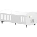 Meltem Kids Sweet Two Bear Çocuk Odası Montessori Karyola 90x190 cm + YATAK HEDİYE - Beyaz