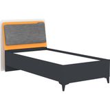 Meltem Kids Verona Genç Odası Amortisörlü Bazalı Tek Kişilik Karyola 100X200 cm - Antrasit