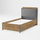 Meltem Kids Yeni Active Genç Odası Tek Kişilik Amortisörlü Bazalı Karyola 120X200 cm - Ahşap