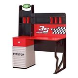 Meltem Pitstop Çocuk Odası Çalışma Masası Kırmızı