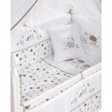 Meltem Smart meltemkids Woody Anne Yanı Ahşap Sallanır ve Asansörlü Beşik Beşik 60x120 cm - Renkli