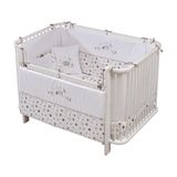 meltemkids Bambino Büyüyen ve Asansörlü Beşik Beyaz 80x130 cm