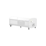MeltemKids Sweet Two Bear Çocuk Odası Montessori Karyola 90x190 cm + YATAK HEDİYE
