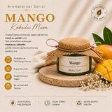 Meltora Aromaterapi Serisi Mango Kokulu Kavanoz Mum – El Yapımı Soya Mum