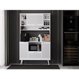 Melura Home Melura Kahve Köşesi 120 Cm %100 Mdf Çok Amaçlı Dolap Beyaz