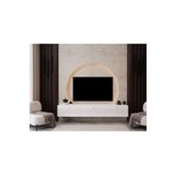 melura home MELURA TV ÜNİTESİ 200 CM 3 KAPAKLI %100 MDF DUVARA MONTE