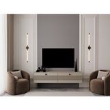 Melura Home Melura Tv Ünitesi - Tv Sehpası 140 Cm Duvara Monte %100 Mdf Bej