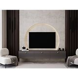 Melura Home Melura Tv Ünitesi - Tv Sehpası 200 Cm Duvara Monte %100 Mdf Gri