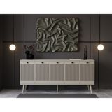 Melura Konsol 180 cm %100 Mdf Lake Ahşap Ayaklı - Bej