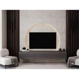 Melura Tv Ünitesi - Tv Sehpası 200 cm Duvara Monte %100 Mdf - Gri