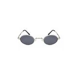 Melveks Siyah Yuvarlak Metal Çerçeve Vintage& Retro Güneş Gözlüğü