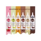Melwiss Chocolate Melwiss 6'lı Bitter-Sütlü Çikolata-Beyaz Çikolata- Frambuaz Sos-Karamel-Antep Fıstıklı Sos Paketi